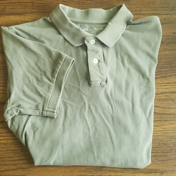 3/$20 Eddie Bauer Green TL Slim Fit Polo Shirt - Picture 1 of 2